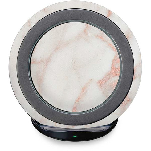 Rose Gold Marble Fast Charge Wireless Charging Stand Skin